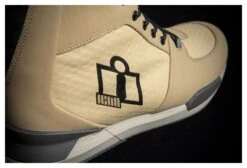 Icon Tarmac WP Boots -Motorcycle Equipment Store icon boot tarmac wp tan 2