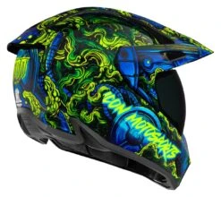 Icon Variant Pro Willy Pete Helmet -Motorcycle Equipment Store icon hlmt vpro willypete blue green 2