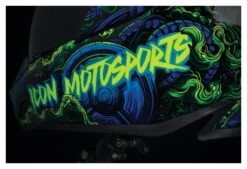 Icon Variant Pro Willy Pete Helmet -Motorcycle Equipment Store icon hlmt vpro willypete blue green 3