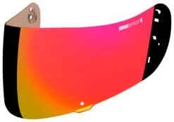 Icon Optics Face Shield -Motorcycle Equipment Store icon optics face shield rst red