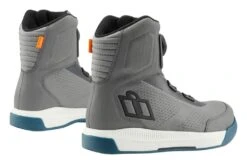 Icon Overlord Vented CE Boots -Motorcycle Equipment Store icon overlord vented ce boots grey 1