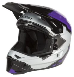 Klim F3 Verge Helmet 38 Klim F3 Verge Helmet -Motorcycle Equipment Store klim f3 verge helmet purple silver