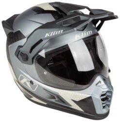 Klim Krios Pro Charger Helmet -Motorcycle Equipment Store klim krios pro charger helmet grey 2