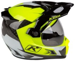 Klim Krios Pro Charger Helmet -Motorcycle Equipment Store klim krios pro charger helmet hi viz 1
