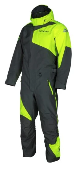 Klim Railslide One-Piece Suit 12 Klim Railslide One-Piece Suit -Motorcycle Equipment Store klim railslide one piece suit grey hi viz yellow
