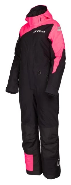 Klim Vailslide Women's One-Piece Suit -Motorcycle Equipment Store klim vailslide womens one piece suit black pink 2