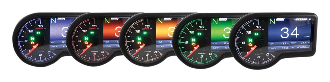 Koso RX-3 TFT Multi-Function Display 2 Koso RX-3 TFT Multi-Function Display - Image 2