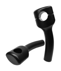 LA Choppers Smooth Handlebar Risers For Harley With 1 1/4" Bars -Motorcycle Equipment Store la choppers risers hefty smooth 11