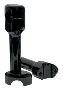 LA Choppers Smooth Handlebar Risers For Harley With 1 1/4" Bars -Motorcycle Equipment Store la choppers risers hefty smooth 6