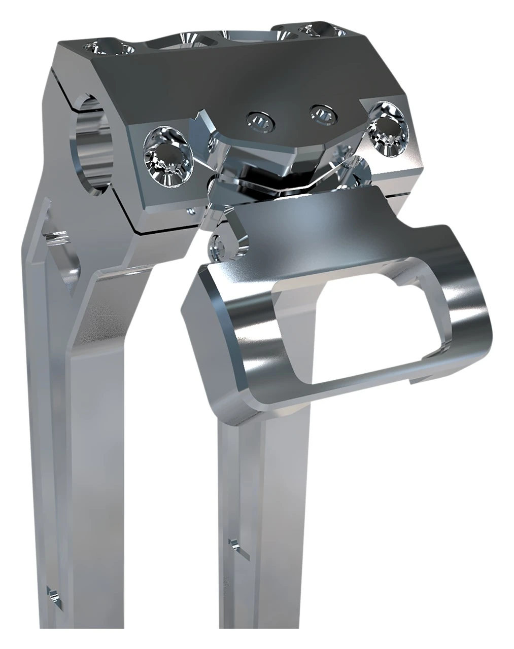 LA Choppers Single Gauge Mount For Harley Softail 2018-2023 3 LA Choppers Single Gauge Mount For Harley Softail 2018-2023 - Image 3