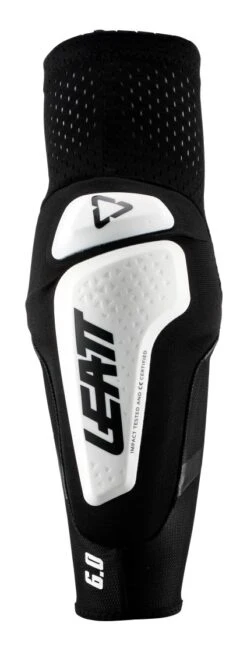 Leatt 3DF 6.0 Elbow Guards -Motorcycle Equipment Store leatt3 df60 elbow guards white black