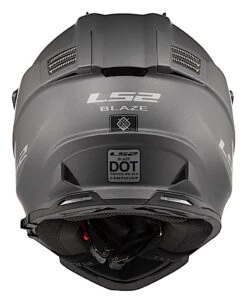 LS2 Blaze Helmet -Motorcycle Equipment Store ls2 blaze helmet matte titanium 2