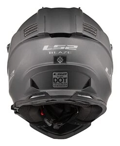 LS2 Blaze Helmet Matte Titanium / XL [Open Box] -Motorcycle Equipment Store ls2 blaze helmet matte titanium xl open box matte titanium 2