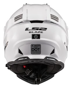 LS2 Blaze Helmet -Motorcycle Equipment Store ls2 blaze helmet white 2