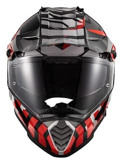 LS2 Blaze Xtreme Helmet 10 LS2 Blaze Xtreme Helmet -Motorcycle Equipment Store ls2 blaze xtreme helmet red black white 4