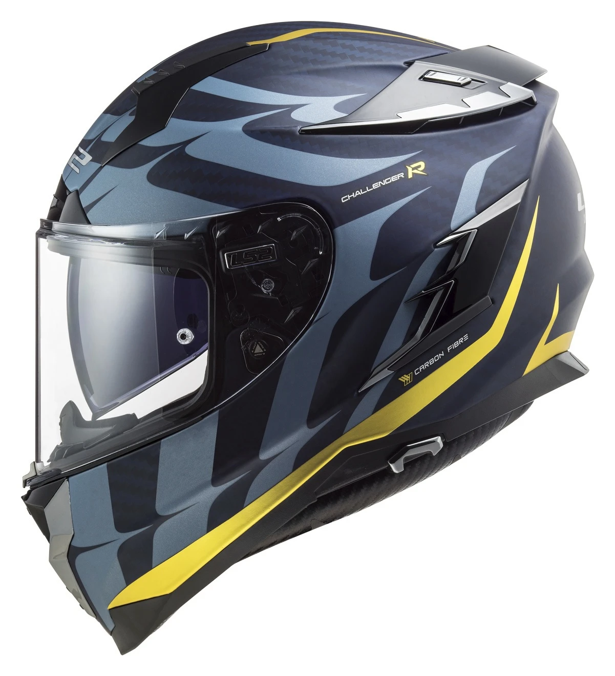 LS2 Challenger GT Carbon Flames Helmet 8 LS2 Challenger GT Carbon Flames Helmet - Image 8