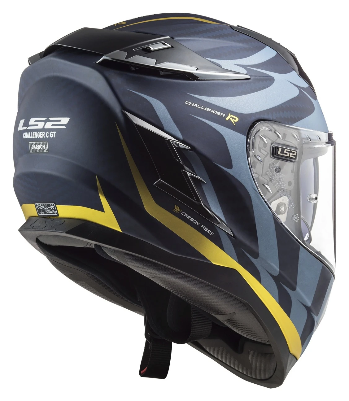 LS2 Challenger GT Carbon Flames Helmet 9 LS2 Challenger GT Carbon Flames Helmet - Image 9