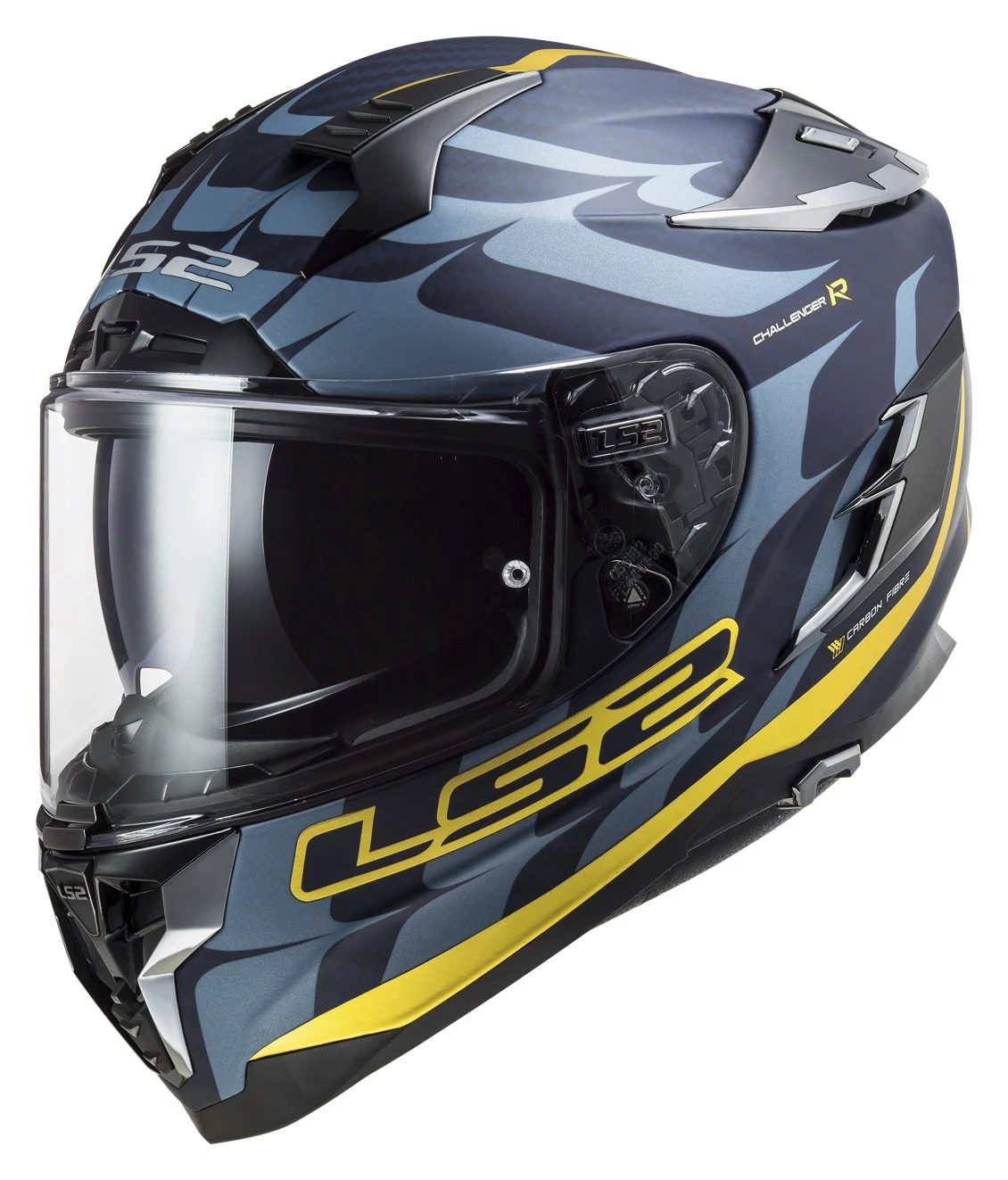 LS2 Challenger GT Carbon Flames Helmet 7 LS2 Challenger GT Carbon Flames Helmet - Image 7