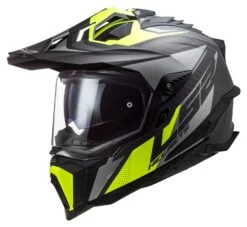 LS2 Explorer Carbon Focus Helmet -Motorcycle Equipment Store ls2 explorer carbon focus helmet titanium yellow