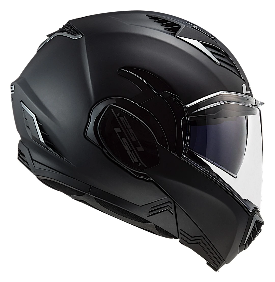 LS2 Valiant II Blackout Helmet 4 LS2 Valiant II Blackout Helmet - Image 4