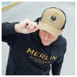 Merlin Burford Core Trucker Hat -Motorcycle Equipment Store merlin burford core trucker hat 3