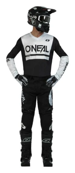 O'Neal Element Threat Air Jersey -Motorcycle Equipment Store o neal element threat air jersey black white 2