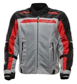 Olympia Women's Airglide 6 Jacket 5 Olympia Women's Airglide 6 Jacket -Motorcycle Equipment Store olympia airglide6 jacket grey red black