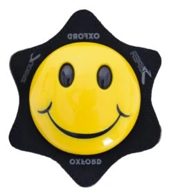 Oxford Smiler Knee Sliders -Motorcycle Equipment Store oxford smiler knee sliders white 2