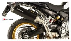 Remus Black Hawk Slip-On Exhaust BMW F750GS / F850GS / Adventure -Motorcycle Equipment Store remus exhaust remus slip on stainless bmw f750850 gs18 2