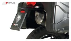 Remus Black Hawk Slip-On Exhaust BMW F750GS / F850GS / Adventure -Motorcycle Equipment Store remus exhaust remus slip on stainless bmw f750850 gs18 3