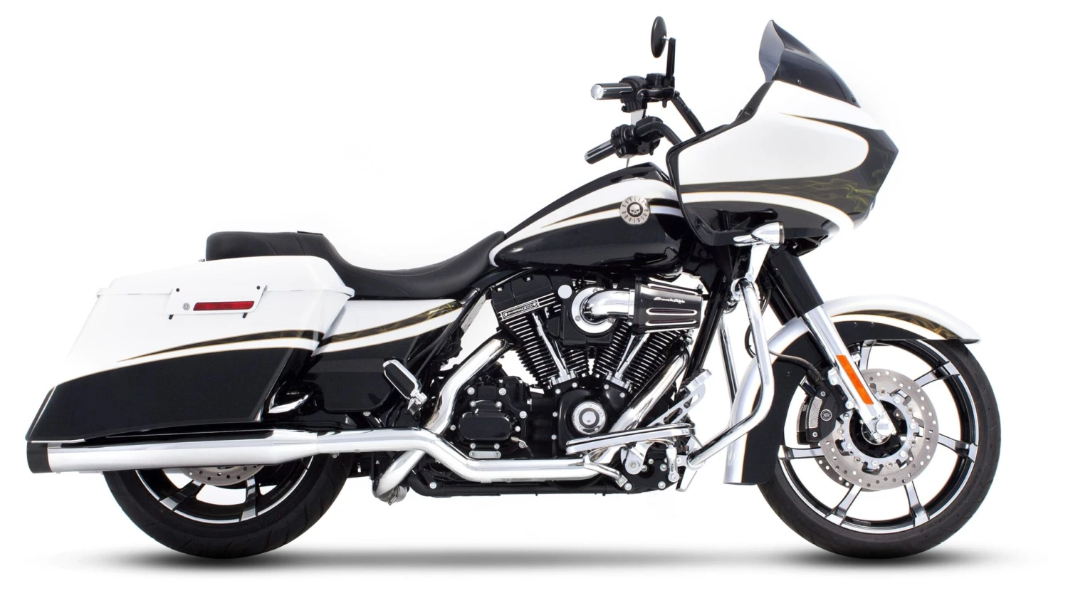 Rinehart 4" Xtreme True Duals For Harley Touring 2009-2016