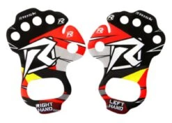 Risk Racing Palm Protectors -Motorcycle Equipment Store risk racing palm protectors red 1