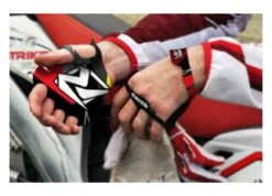 Risk Racing Palm Protectors -Motorcycle Equipment Store risk racing palm protectors red