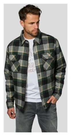 Rokker Memphis Riding Shirt -Motorcycle Equipment Store rokker memphis rider shirt green 3