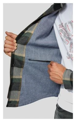 Rokker Memphis Riding Shirt -Motorcycle Equipment Store rokker memphis rider shirt green 4