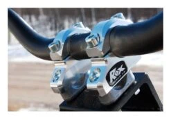 Rox 1-1/4" Block Offset Risers For 7/8" Or 1-1/8" Handlebars -Motorcycle Equipment Store rox114 block offset risers for118 handlebars aluminum 1