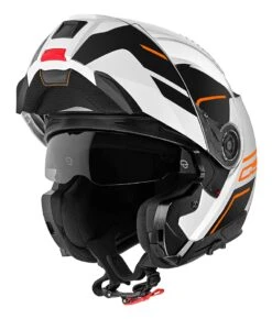Schuberth C5 Master Helmet -Motorcycle Equipment Store schuberth c5 master helmet black white orange 1