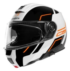 Schuberth C5 Master Helmet -Motorcycle Equipment Store schuberth c5 master helmet black white orange