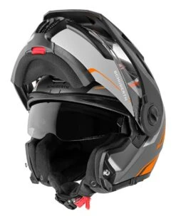 Schuberth E1 Endurance Helmet Orange / 3XL [Open Box] -Motorcycle Equipment Store schuberth e1 endurance helmet orange3 xl open box orange 2