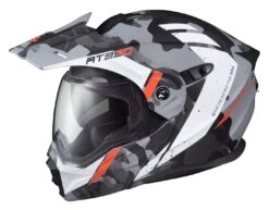 Scorpion EXO-AT950 Outrigger Helmet -Motorcycle Equipment Store scorpion exoat950 outrigger helmet matte grey