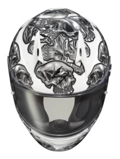 Scorpion EXO-R320 Skull-E Helmet 8 Scorpion EXO-R320 Skull-E Helmet -Motorcycle Equipment Store scorpion exor320 skull e helmet silver 1