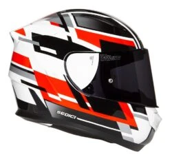 Sedici Strada II Curvone Helmet -Motorcycle Equipment Store sedici strada2 curvone helmet red black white 2