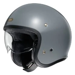 Shoei J·O Helmet - Solid -Motorcycle Equipment Store shoei jo helmet solid ratt grey