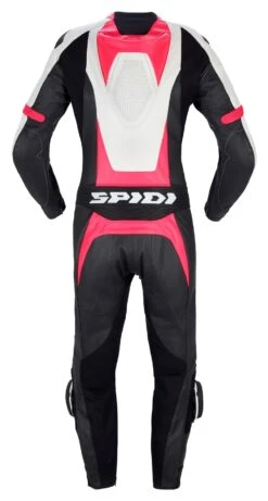 Spidi Track Perforated Pro Women's Race Suit -Motorcycle Equipment Store spidi track lady perf pro black pink 1