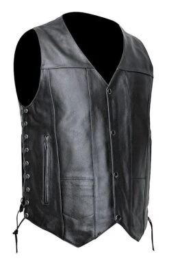Street & Steel 2nd Amendment Leather Vest -Motorcycle Equipment Store street steel2 nd amendment leather motorcycle vest 2