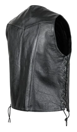 Street & Steel 2nd Amendment Leather Vest -Motorcycle Equipment Store street steel2 nd amendment leather motorcycle vest 3