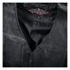 Street & Steel 2nd Amendment Leather Vest -Motorcycle Equipment Store street steel2 nd amendment leather motorcycle vest 4