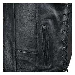 Street & Steel 2nd Amendment Leather Vest -Motorcycle Equipment Store street steel2 nd amendment leather motorcycle vest 7