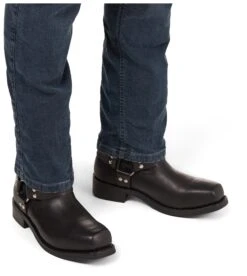 Street & Steel Square Toe Boots -Motorcycle Equipment Store street steel square toe boots black 2