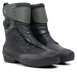 TCX Infinity 3 Mid WP Boots 9 TCX Infinity 3 Mid WP Boots -Motorcycle Equipment Store tcx infinity mid wp boots black green